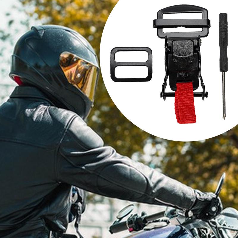 دراجة نارية خوذة مشبك البلاستي - مراجعة Quick Release Buckle Motorcycle Helmet وسعره