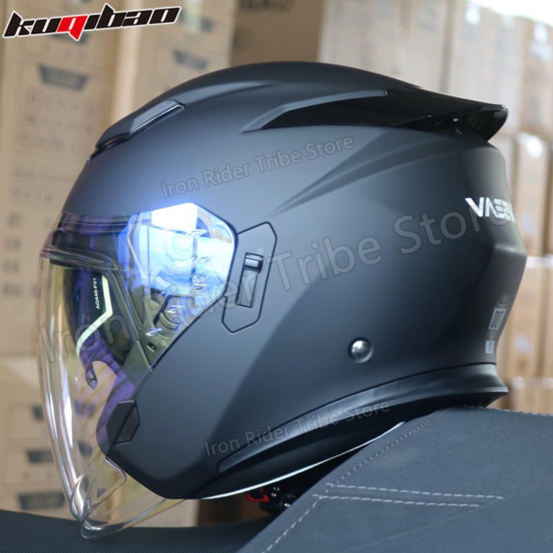 خوذة دراجة نارية كوكيباو بعدست - مراجعة Modular Flip Up Motorcycle Helmet Dot Approved وسعره